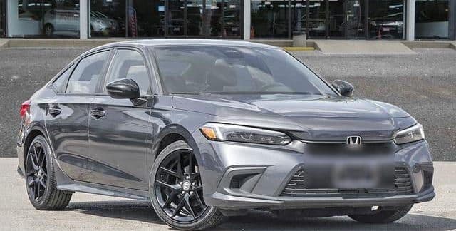Grey sedan available at Canada Auto Financing
